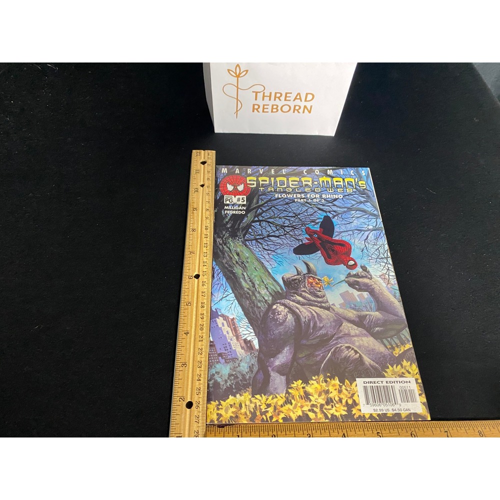 Spider-Man's‎ Tangled Web #5 Flowers for Rhino Comic Book Direct Edition
